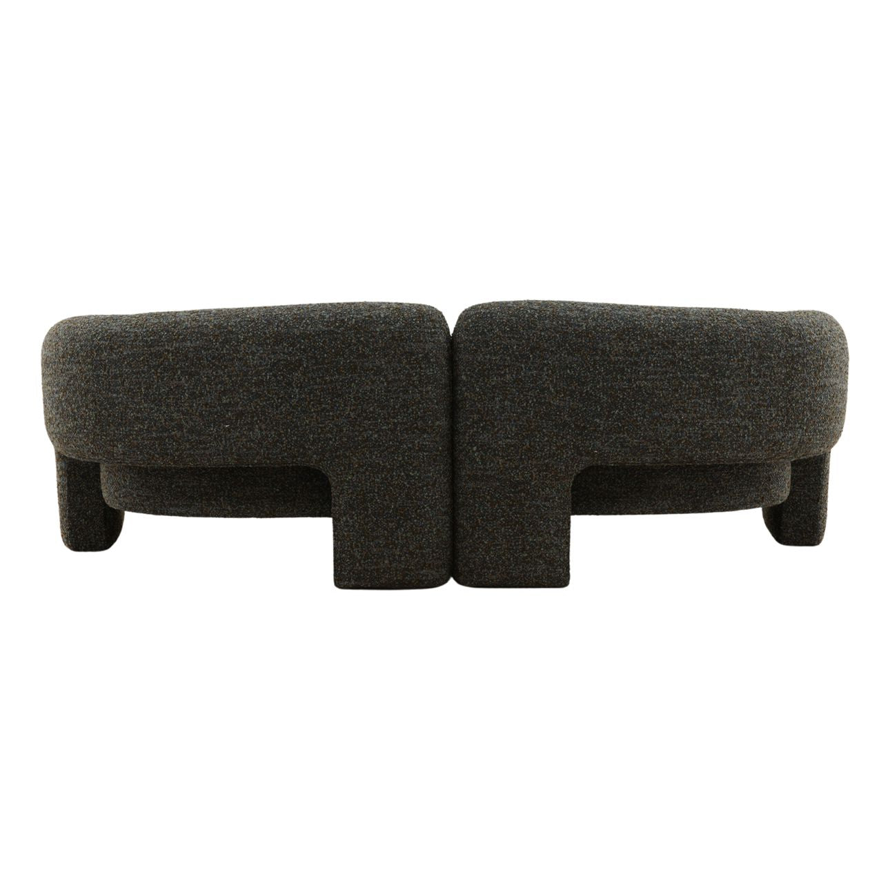 Paris Cerulean Multi-Tone Boucle Fabric Sofa 83 in Wide