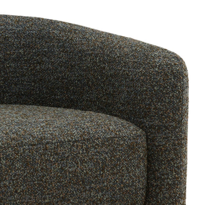 Paris Cerulean Multi-Tone Boucle Fabric Sofa 83 in Wide