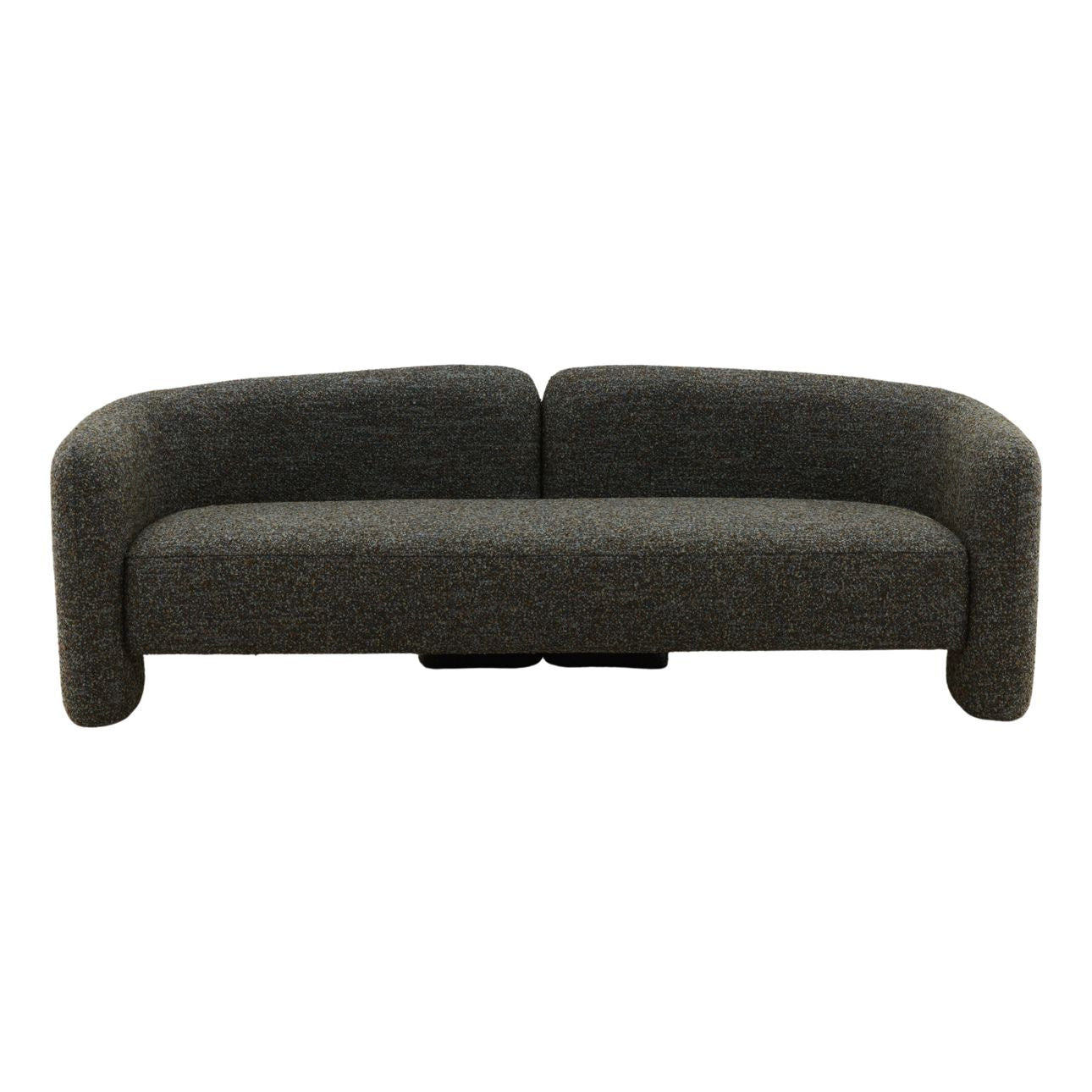 Paris Cerulean Multi-Tone Boucle Fabric Sofa 83 in Wide