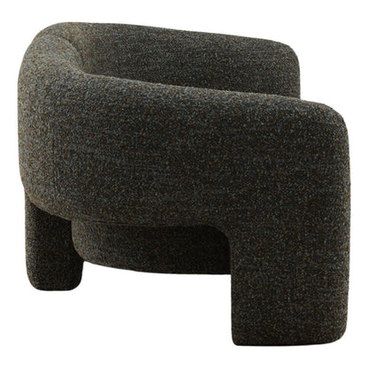 Paris Cerulean Multi-Tone Boucle Fabric Sofa 83 in Wide