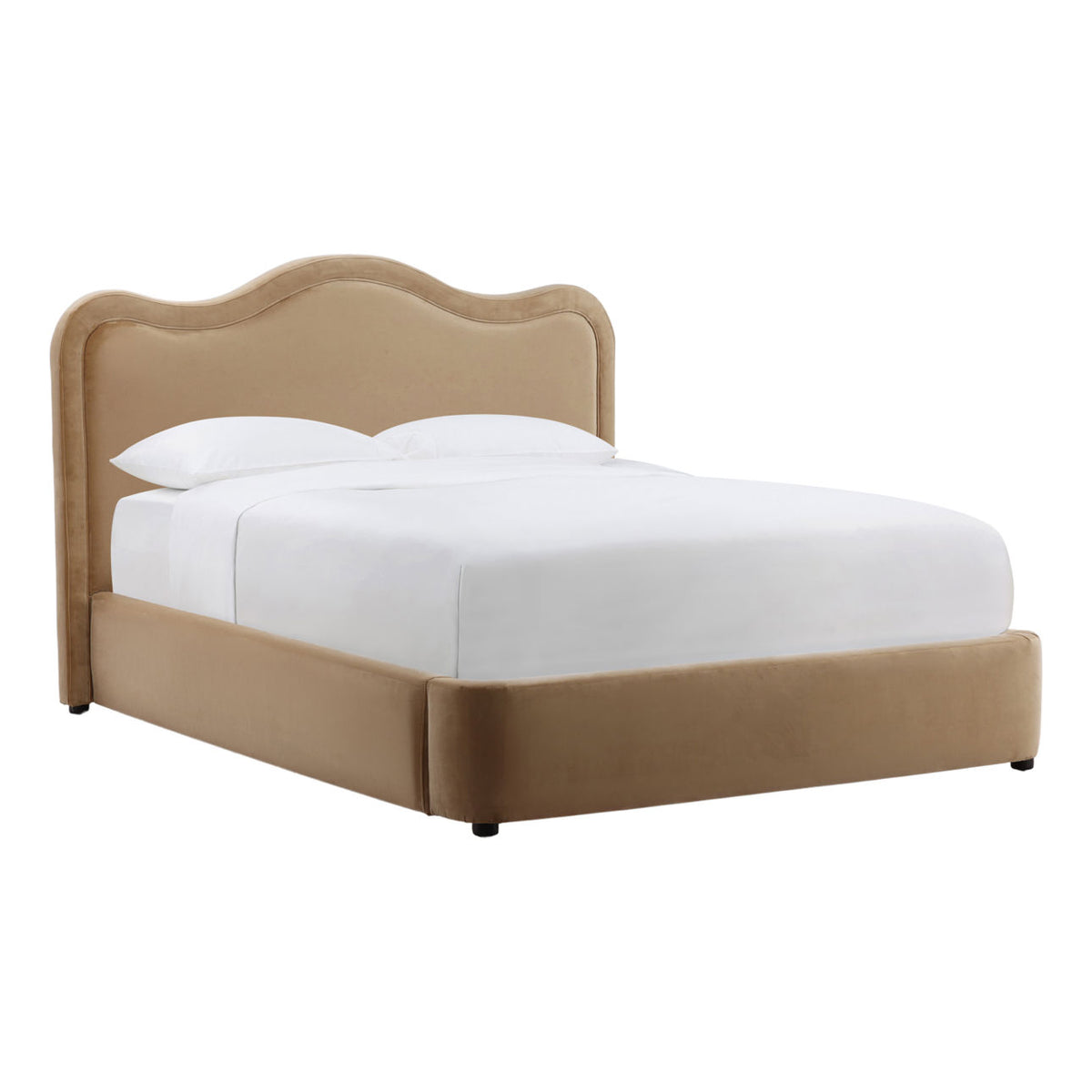 Refined Velvet Fabric Bed