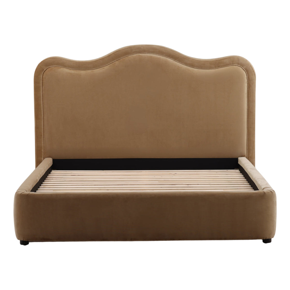 Refined Velvet Fabric Bed