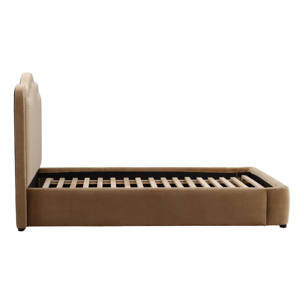 Refined Velvet Fabric Bed