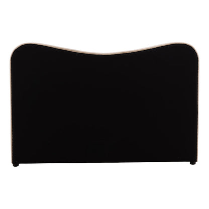 Artisan Velvet and Boucle Fabric Bed