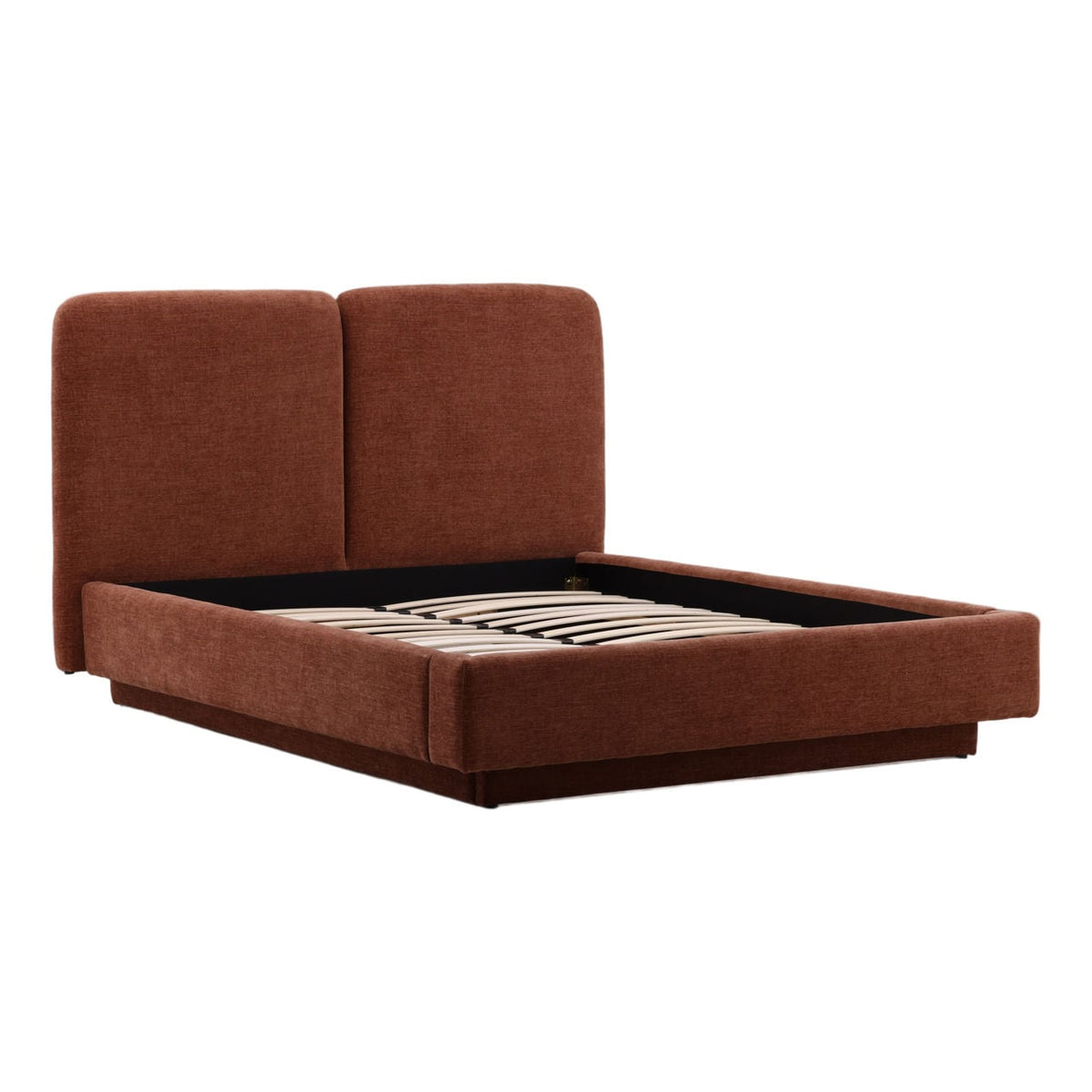 Modern Plain Woven Fabric Bed