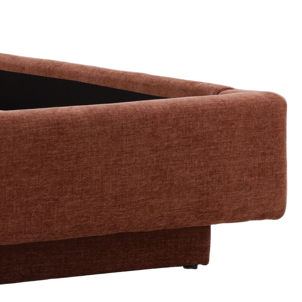 Modern Plain Woven Fabric Bed