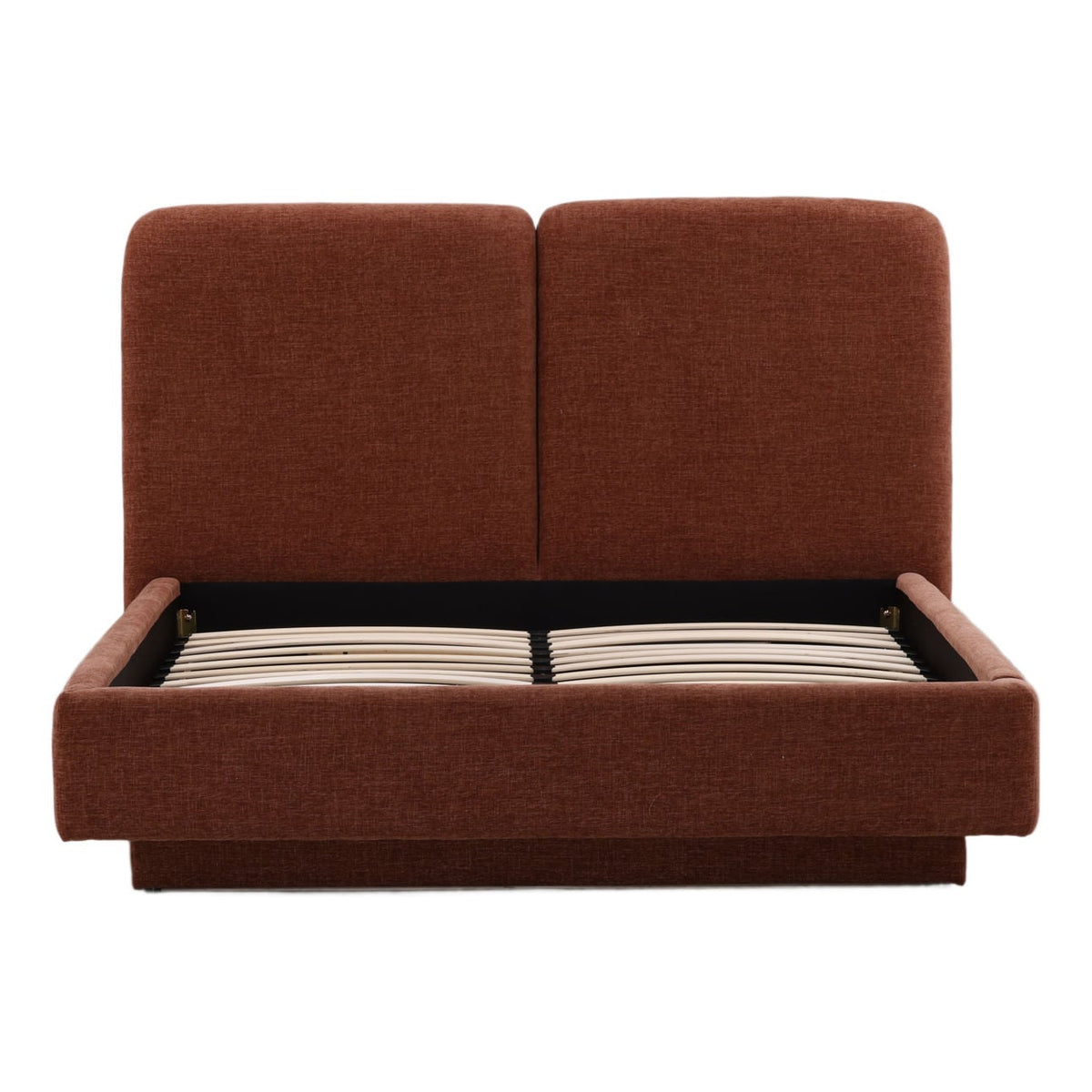 Modern Plain Woven Fabric Bed