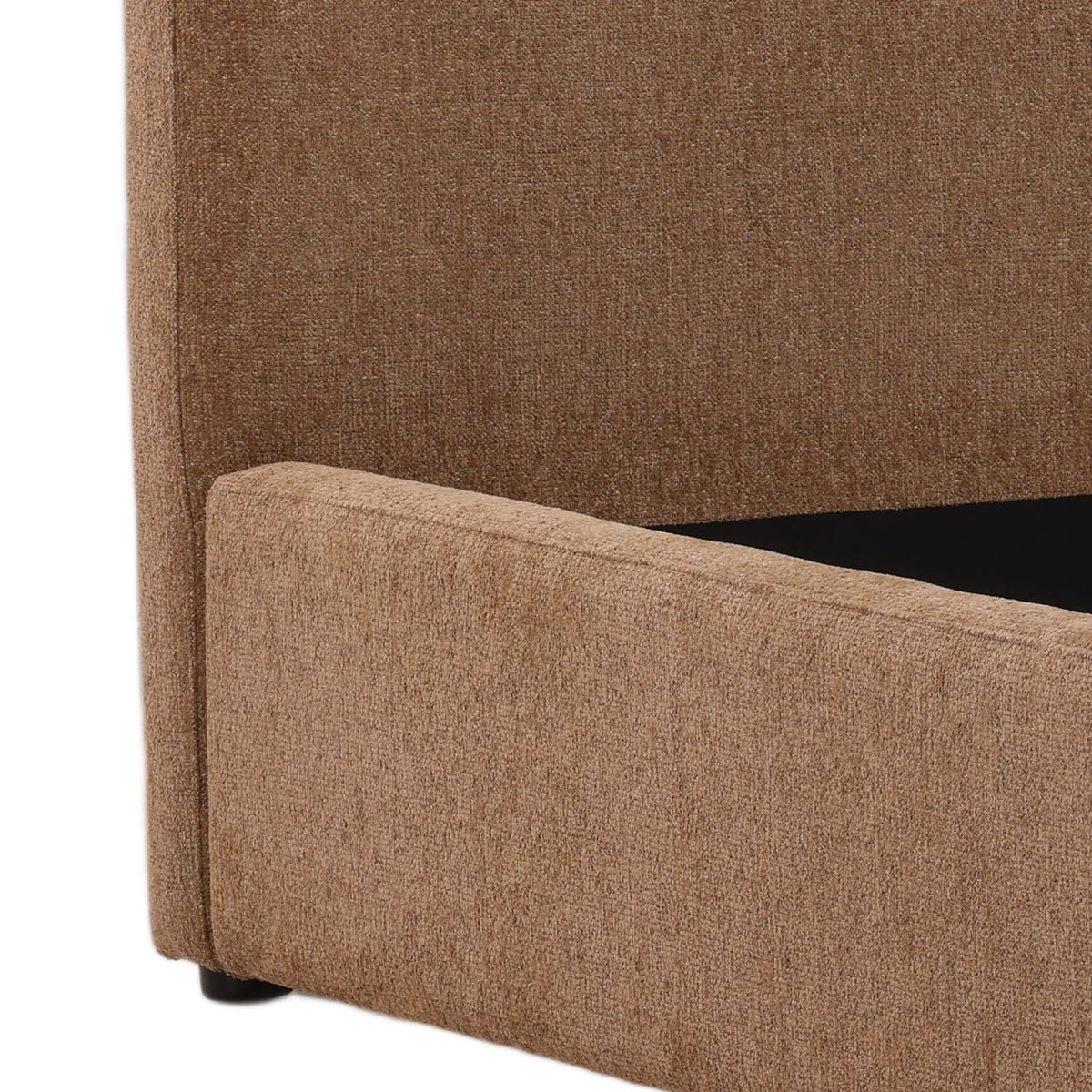Elevated Chenille Fabric Bed