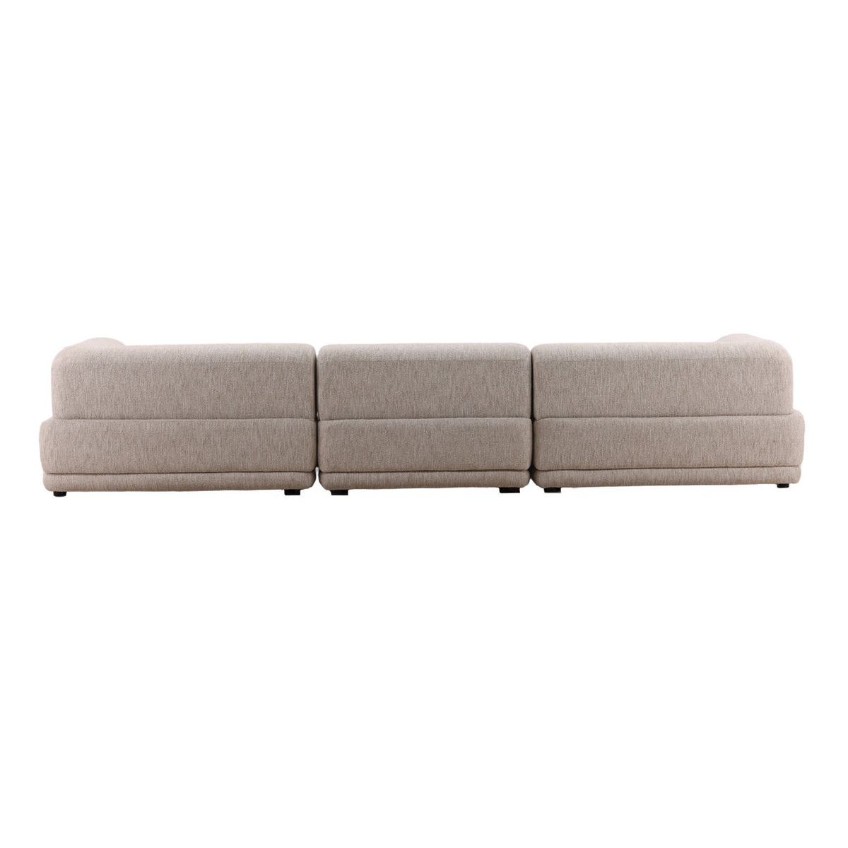 Artisan Plain Tweed Fabric Sectional