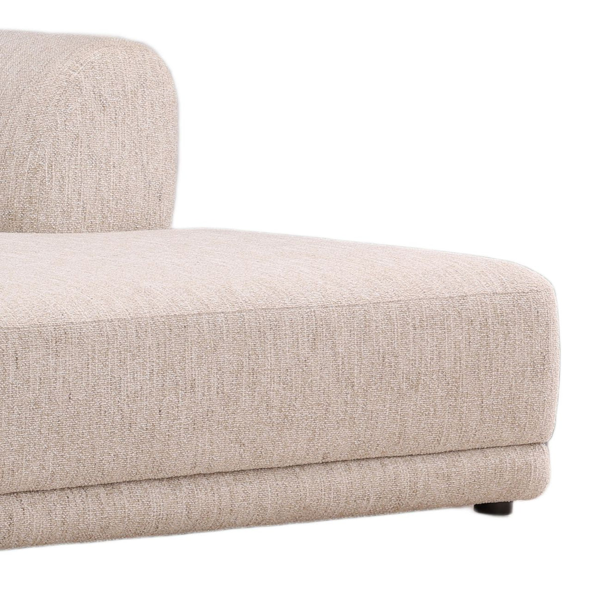 Artisan Plain Tweed Fabric Sectional