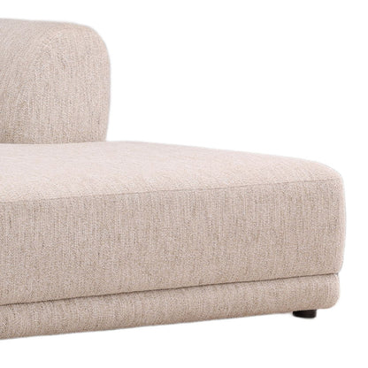 Artisan Plain Tweed Fabric Sectional