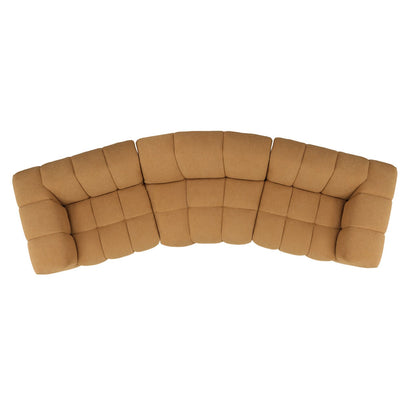 Curated Plain Woven Fabric Sofa