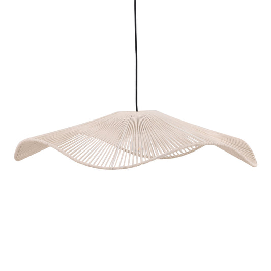 Curated Cotton Rope and Steel Pendant