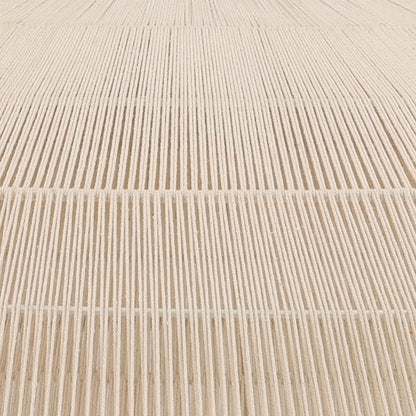White Jute Rope and Steel Light 36 in Wide
