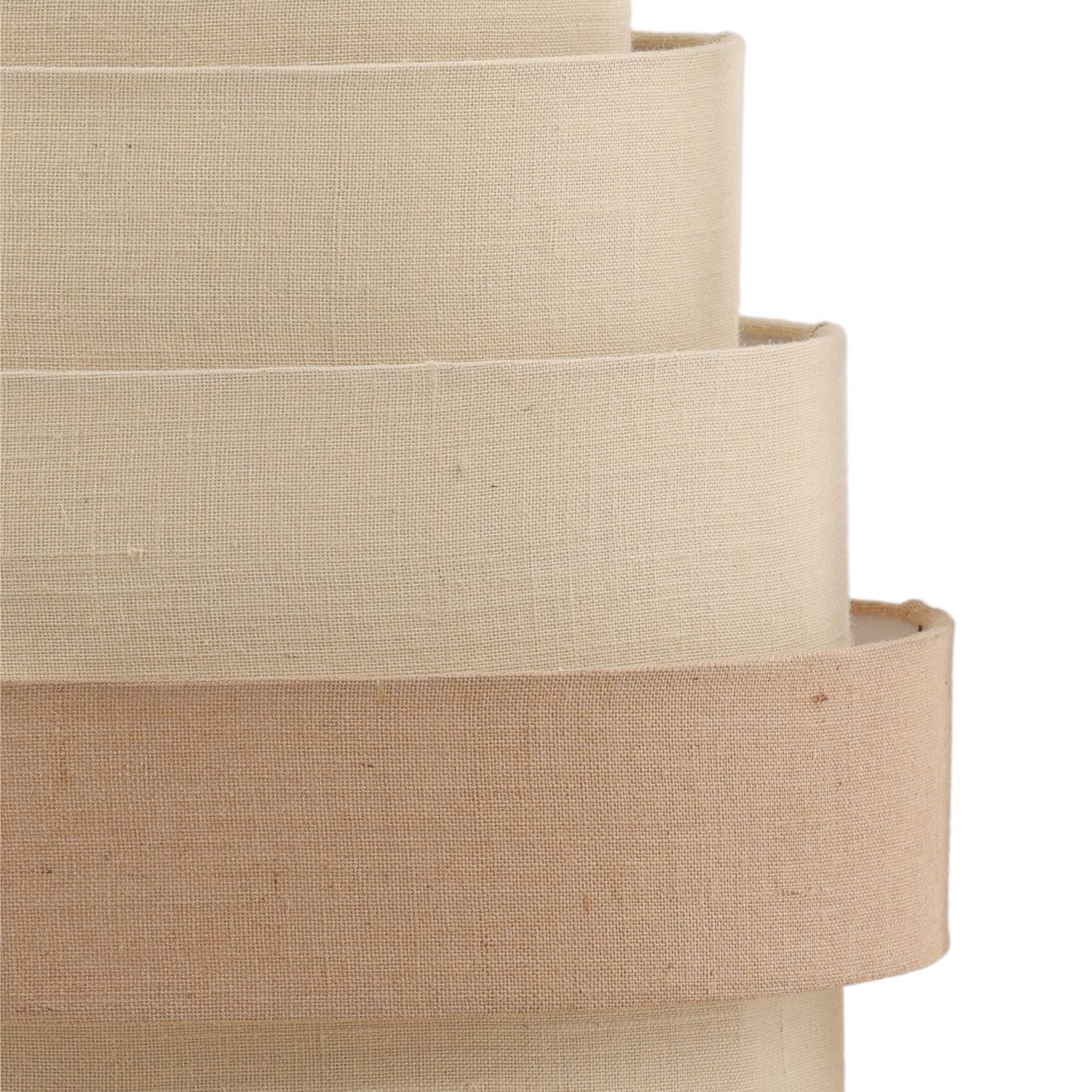 White and Natural Jute Rope and Steel Light 30 in Wide