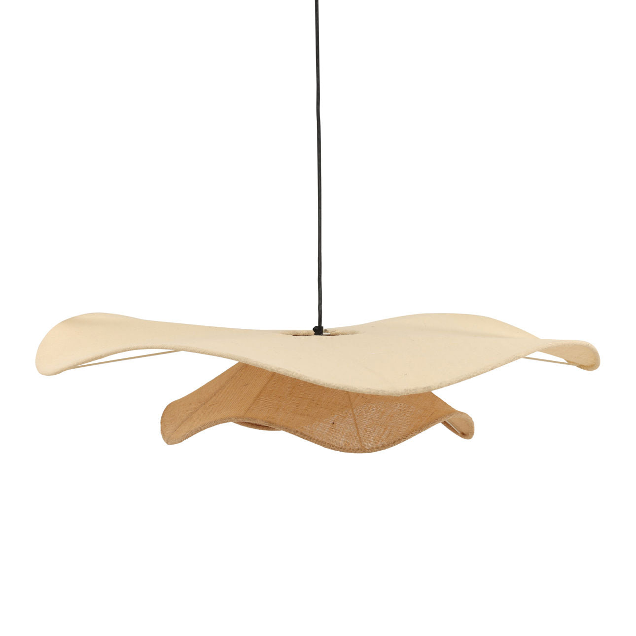 White Natural Cotton Rope Light 36 in Wide