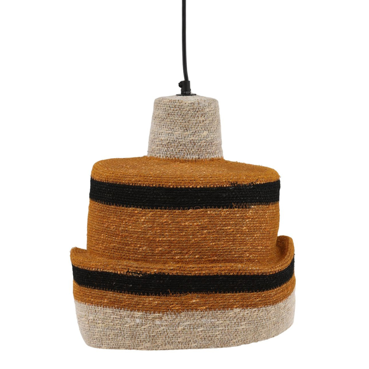 Elevated Natural Seagrass Pendant