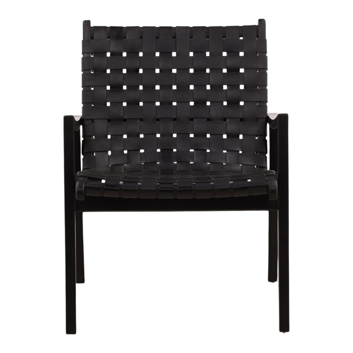 Artisan Geniune Leather and Teak Wood Home Accent