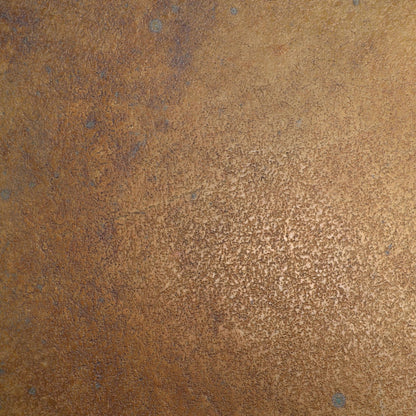 Antique Brass Finish Cast Aluminum Table 40 in Wide