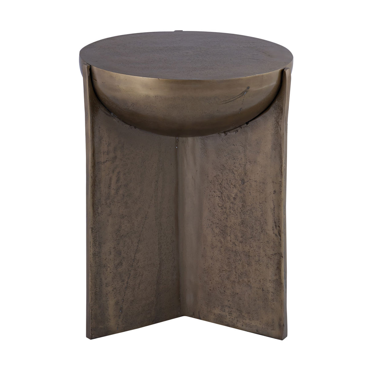 Elevated Aluminum Side Table