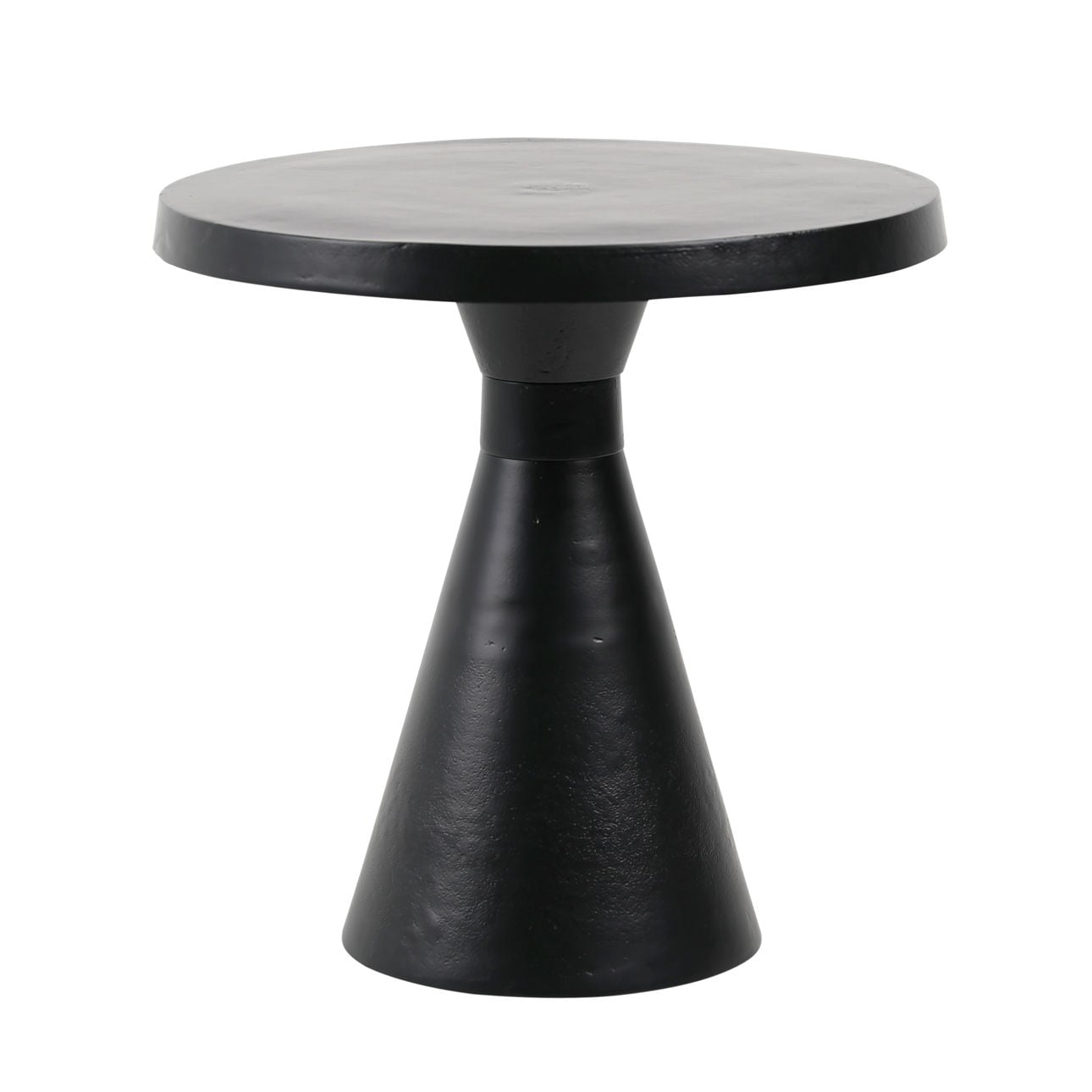 Antique Black Aluminum Table 20 in Wide