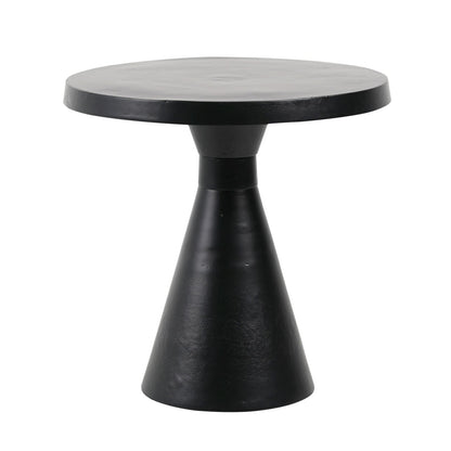 Antique Black Aluminum Table 20 in Wide