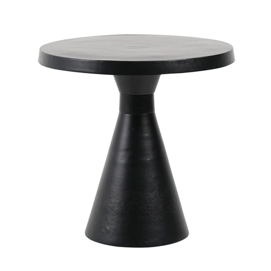 Antique Black Aluminum Table 20 in Wide