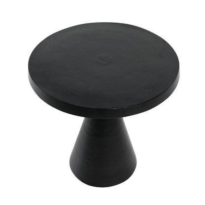 Antique Black Aluminum Table 20 in Wide
