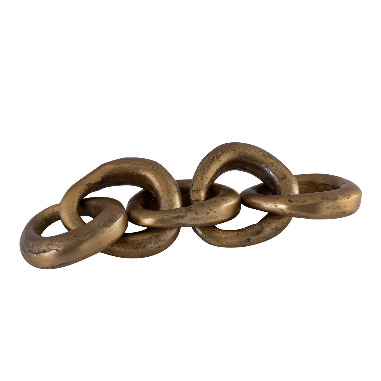 Antique Brass Aluminum Links 16 in Wide