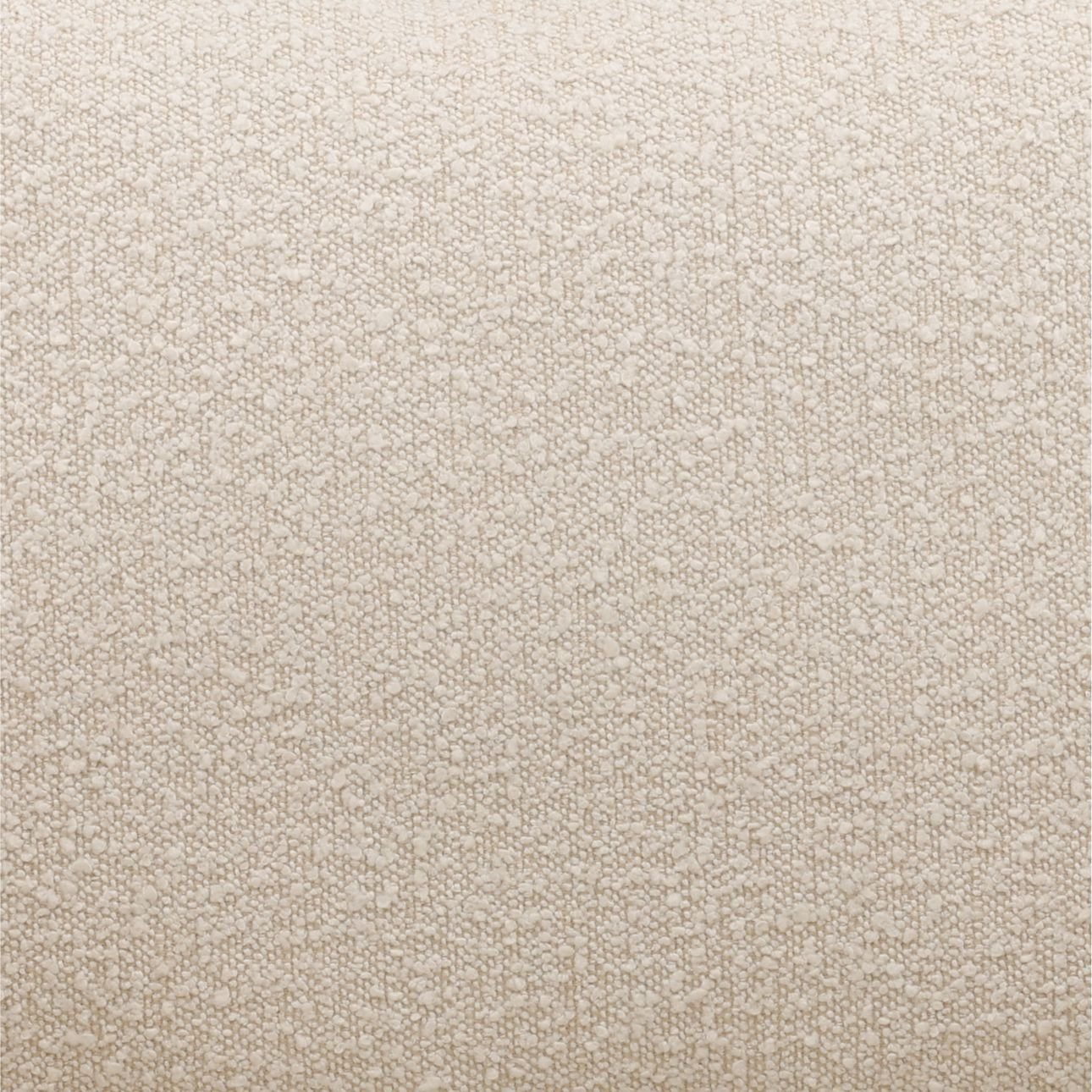 Cream and Black Boucle Fabric, Twisted Rope and Ash Wood Chair 27 in Wide