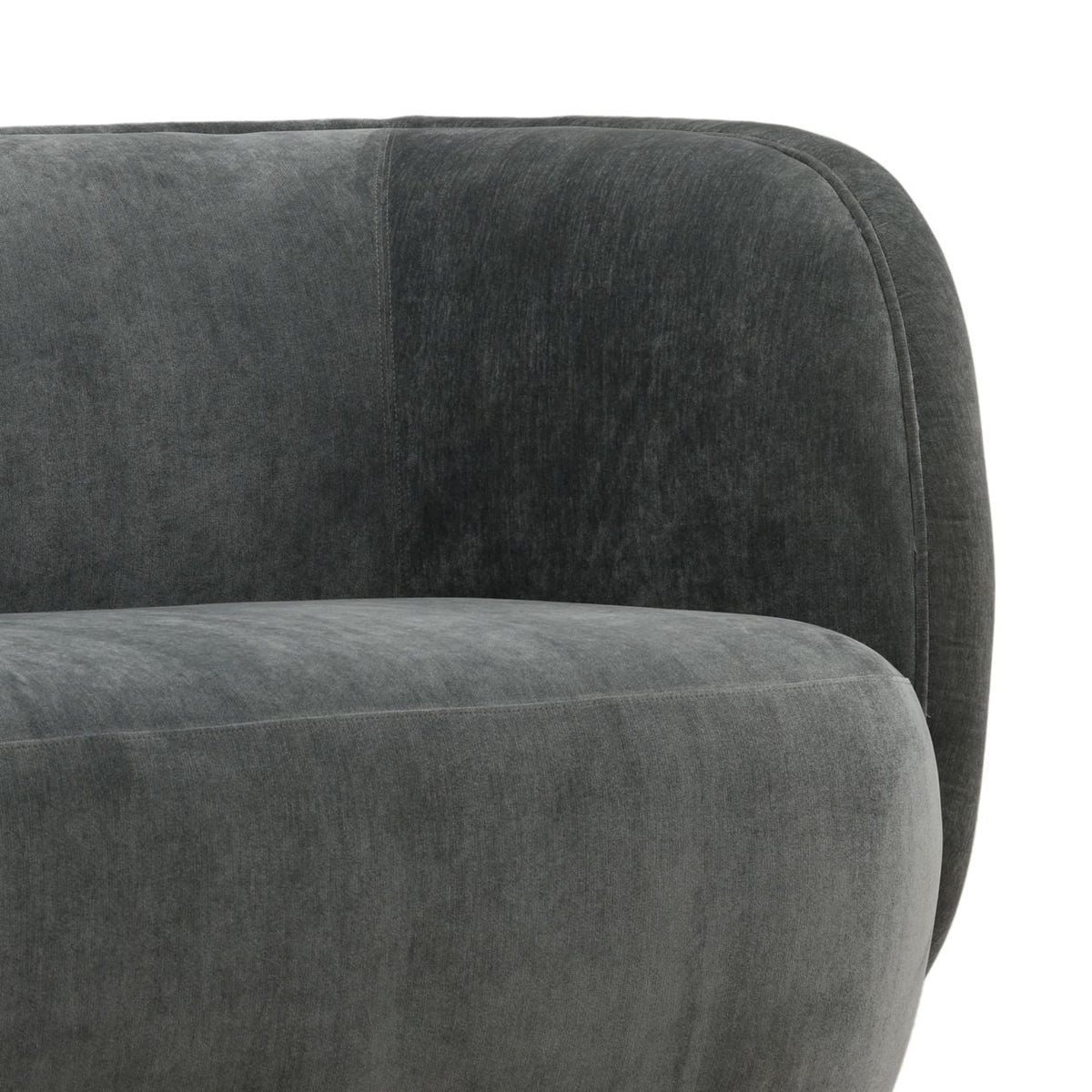Elevated Velvet Fabric Sofa
