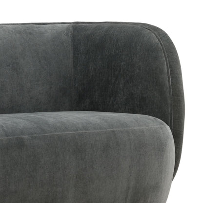 Elevated Velvet Fabric Sofa