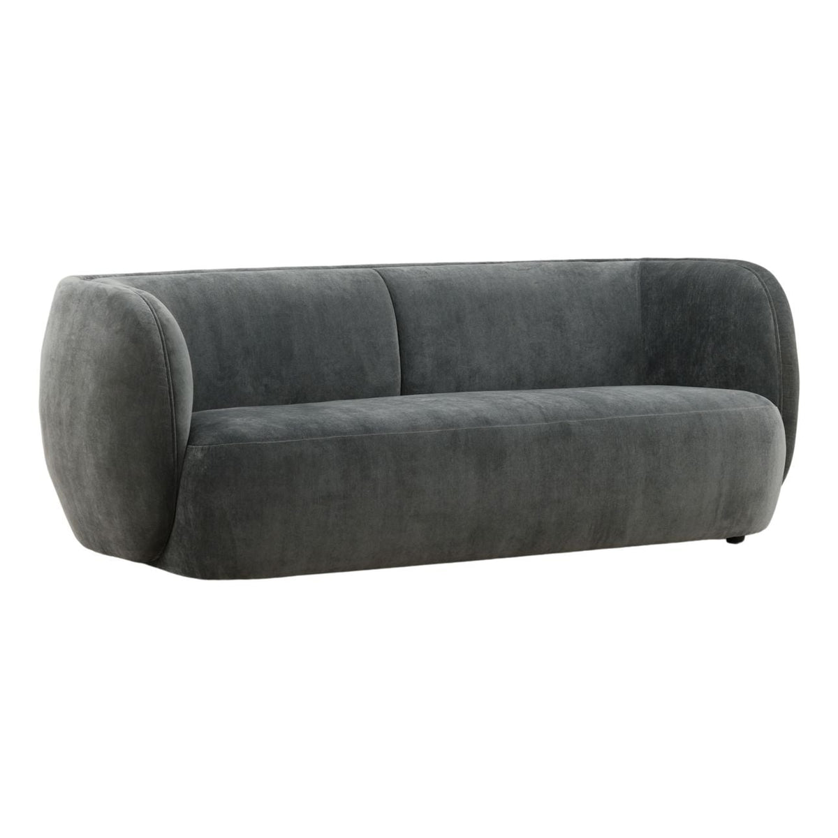 Elevated Velvet Fabric Sofa