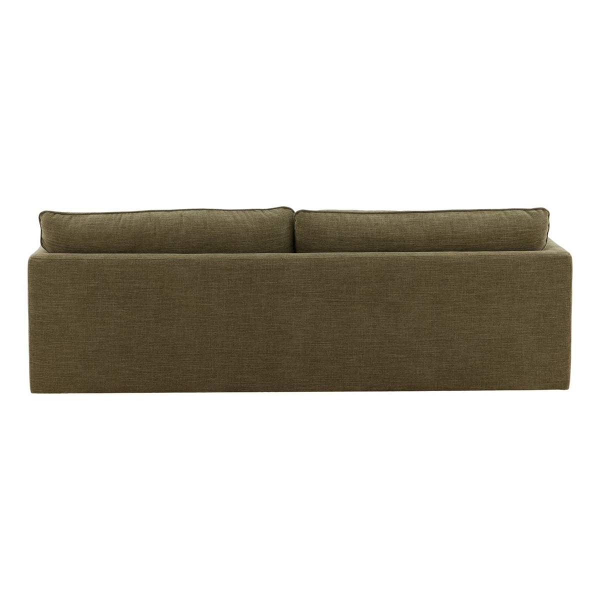 Signature Two-Tone Basketweave Fabric Sofa
