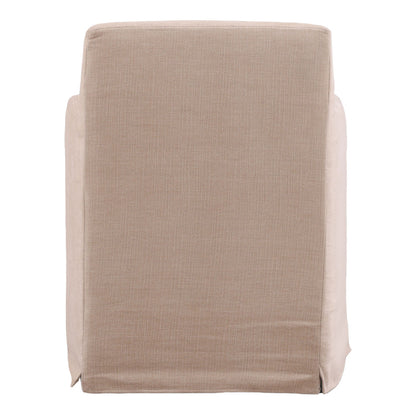 Crafted Chenille Fabric Dining Chair