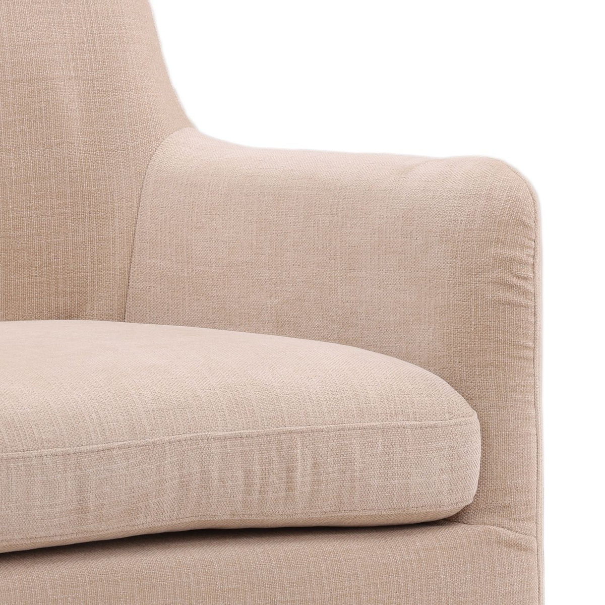 Crafted Chenille Fabric Dining Chair