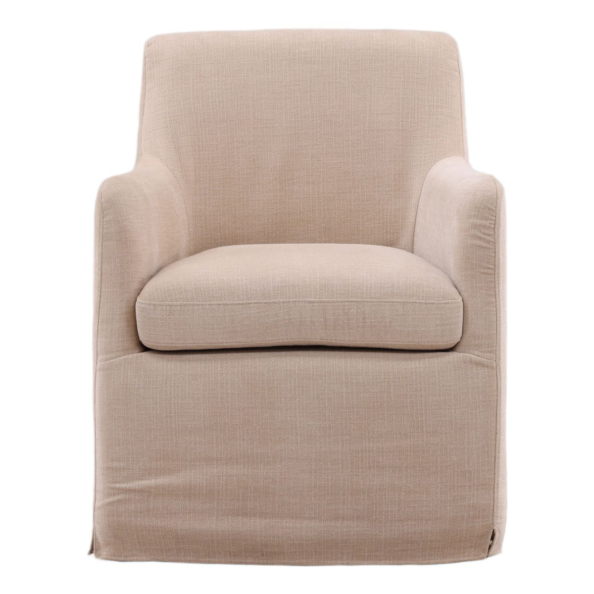 Crafted Chenille Fabric Dining Chair