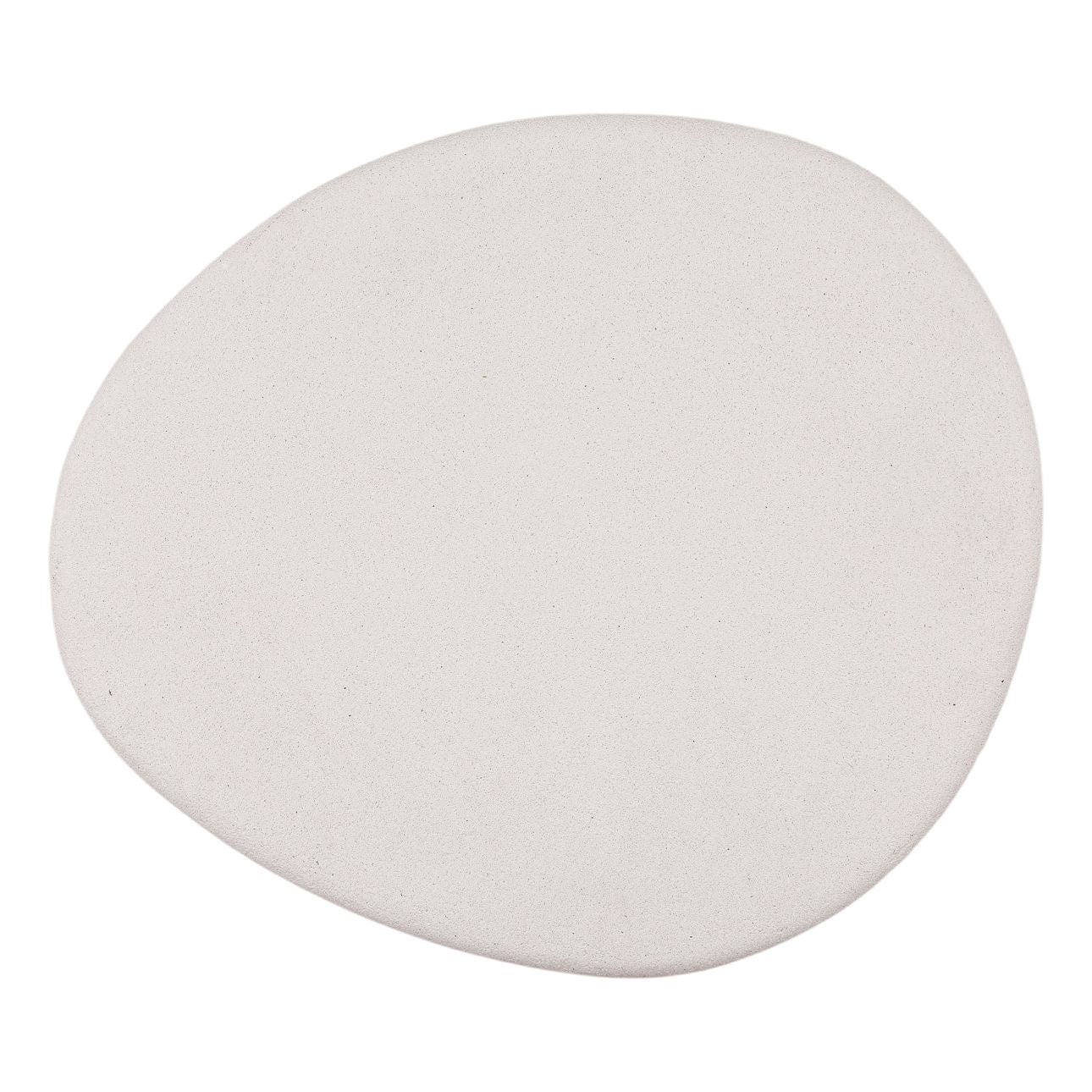 White Lightweight Concrete Table 35 in Wide