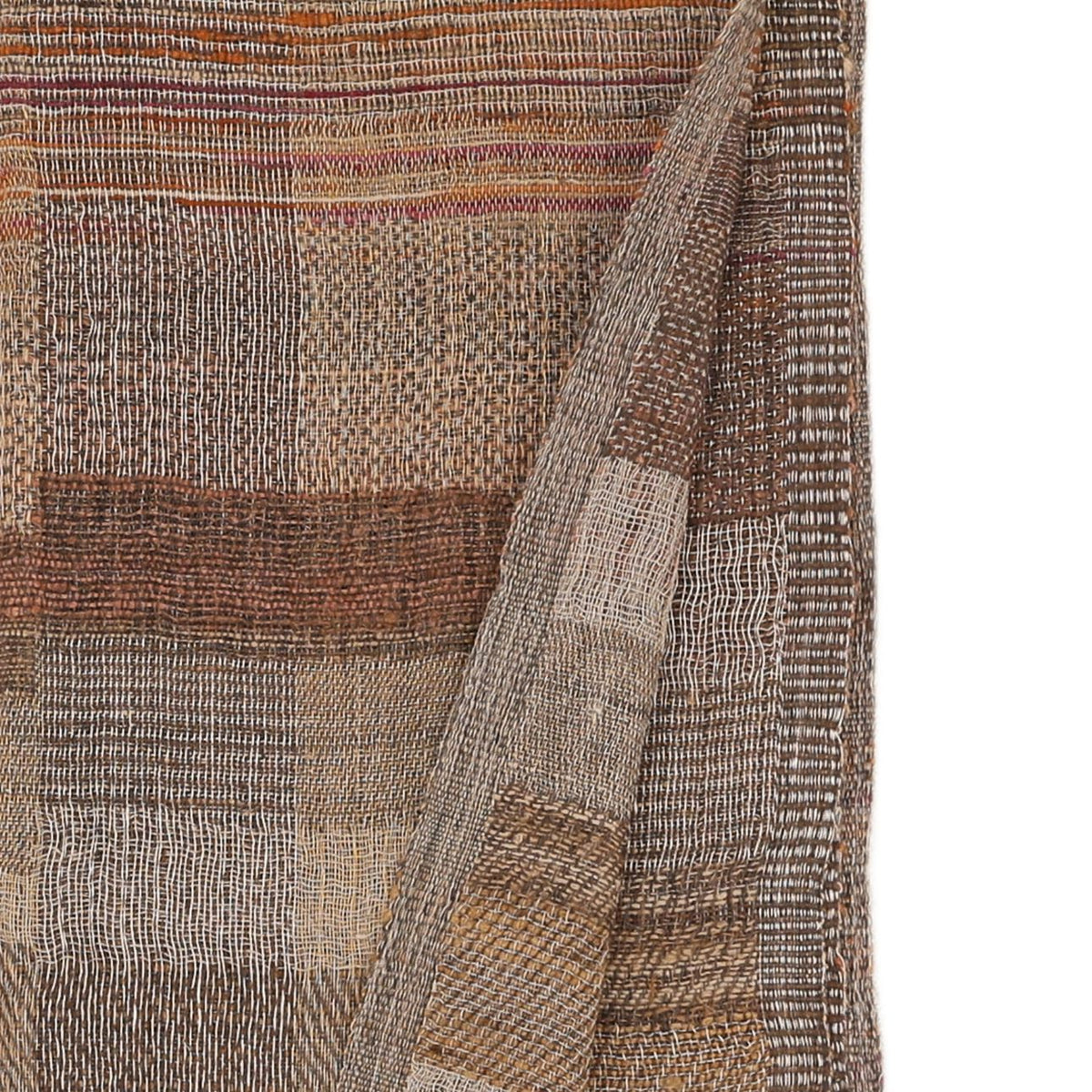 Crafted Linen and Silk Pillows & Throw
