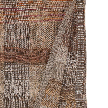 Crafted Linen and Silk Pillows & Throw