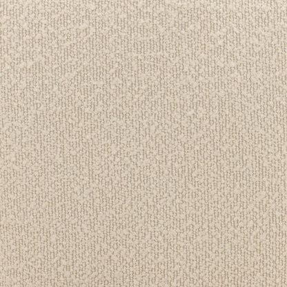 Cream and Natural Chunky Boucle Fabric and Rubber Wood Chair 19.5 in Wide