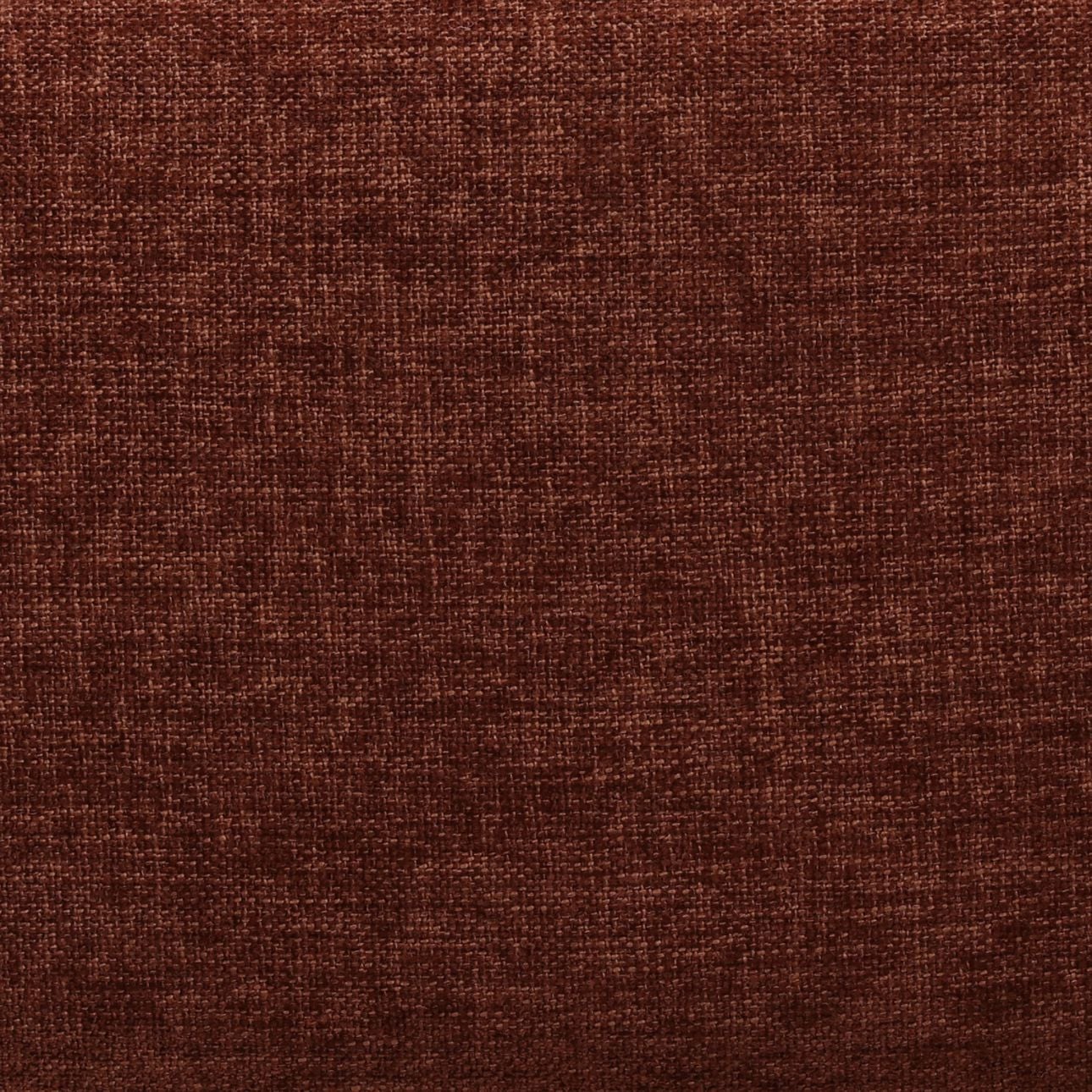 Rust and Dark Brown Basketweave Tweed Fabric and Rubber Wood Chair 20.5 in Wide