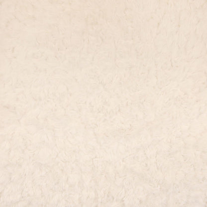 Crafted Sherpa Fabric and Cane Home Accent