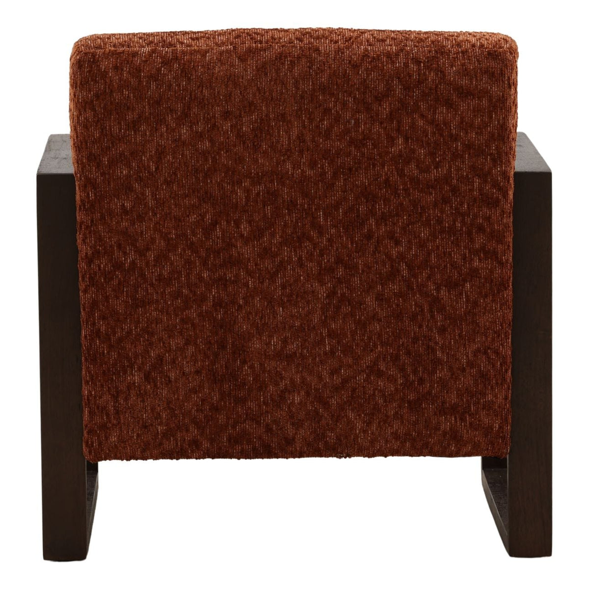 Signature Multi-Tone Chenille Fabric and Rubber Wood Home Accent
