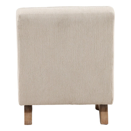 Heritage Checkered Chenille Fabric and Rubber Wood Home Accent