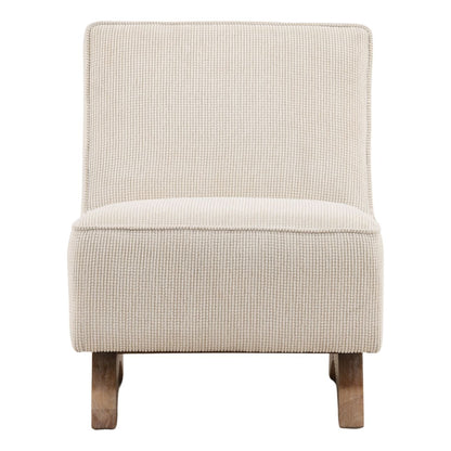 Heritage Checkered Chenille Fabric and Rubber Wood Home Accent