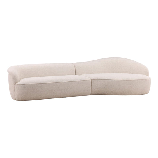 Curated Textured Chenille Fabric Sectional