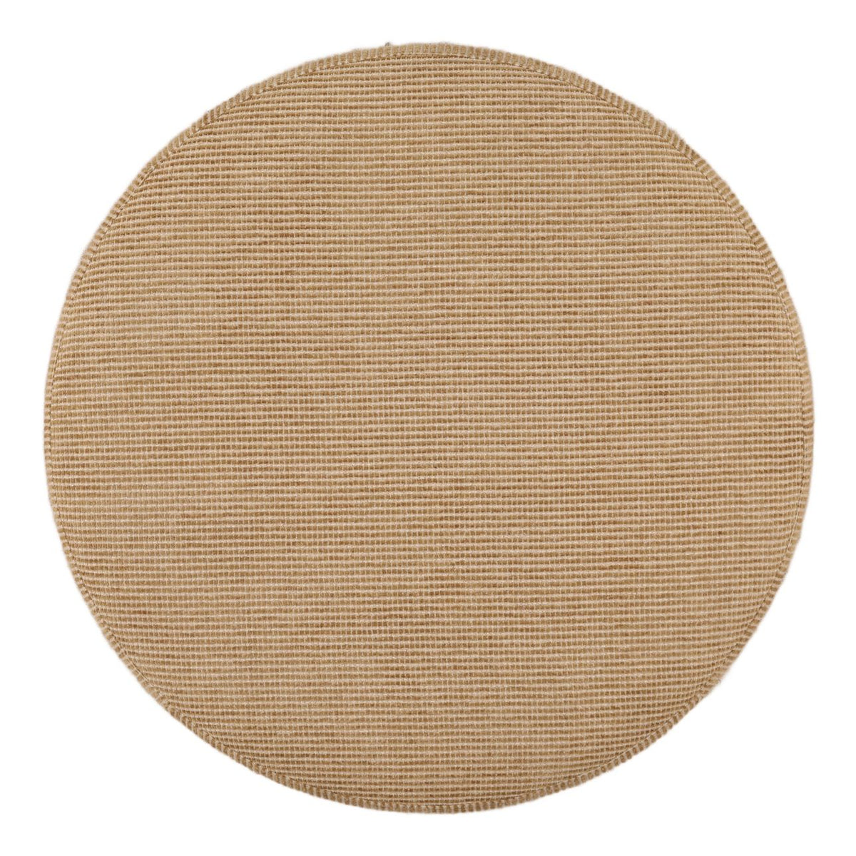Curated Textured Chenille Fabric Bench