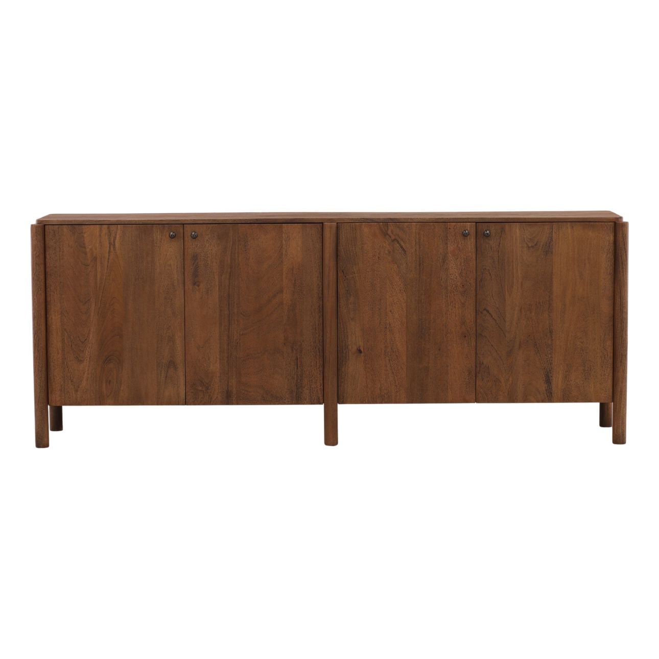 Brown Mango Wood Sideboard 86 in Wide