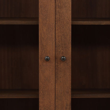 Brown Mango Wood Cabinet 39 in Wide